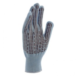 Сибртех Перчатки трикотажные, акрил, ПВХ гель, "Протектор", цвет зенит, оверлок Россия 68666