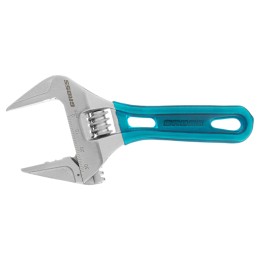 Gross Ключ разводной, 140 мм, CrV, укороченная ручка 15565