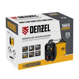 Denzel Аппарат инвертор. дуговой сварки DM-160 Standart, 160 А, ПВ 60% 94323