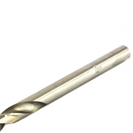 Matrix Сверло по металлу, 10 х 184 мм, полированное, удл, HSS, 5 шт, цилиндрический хвостовик 715100