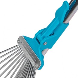 Palisad Грабли веерные стальные, 190 - 600 х 790 - 1620 мм,15 зубьев, раздвижные,стальной черенок, Luxe, 61787