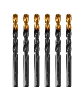 Denzel Сверло по металлу, 11 мм, HSS-Tin, Golden Tip, 6 шт. 717223