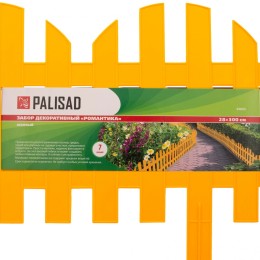Palisad Забор декоративный Романтика, 28 х 300 см, желтый, Россия, 65023