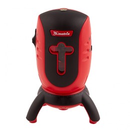 Matrix Уровень лазерный ML01T, дальность 10 м, точность ± 0,5 мм, / 1 м, длина волны 650 нм, проекция 1 вертикальная 1 горизонтальная плоскость, резьба под штатив 5/8", штатив в комплекте 35063