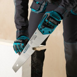 Gross Ножовка по дереву Piranha , 400 мм, 11-12 TPI, зуб-3D, каленый зуб, двухкомпонентная рукоятка 24110