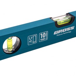 Gross Уровень алюминиевый усиленный, 400 мм, 3 глазка 33624