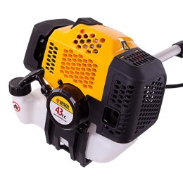 Denzel Триммер бензиновый DGT 430, 43 см3, 2.5 л. с, неразъемная штанга, состоит из 2 частей 96236