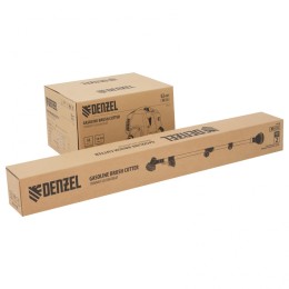 Denzel Триммер бензиновый DR-52S, 52 см3, разъемная штанга, состоит из 2 частей 96276