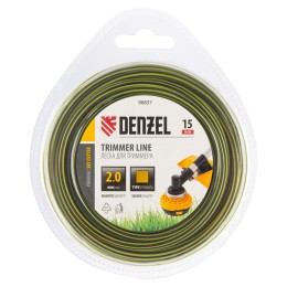 Denzel Леска для триммера двухкомпонентная квадратная, 2,0мм х 15м, блистер SkyCutter 96837