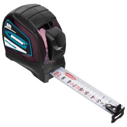 Gross Рулетка "Doppelhaken",8 м x 25 мм,двухсторонний зацеп,Нейлон,двусторонняя шкала,автоматическая фиксация 31125