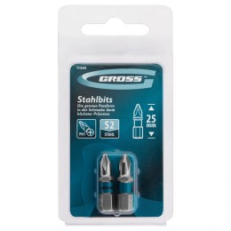 Gross Бита РН1 х 25, сталь S2, 2 шт. 11349