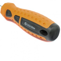 Sparta Отвертка "Point", SL6 х 150 мм, CrV, двухкомпонентная рукоятка 11769