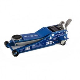 STELS Домкрат гидравлический подкатной 3 т, быстрый подъем, Low profile quick lift, 75-505 мм, профессиональный 51137