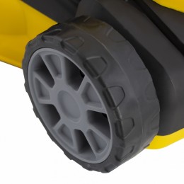 Denzel Газонокосилка электрическая GM-1200, 1200 Вт, ширина 32 см, 3 уровня, травосборник 25 л. 96615