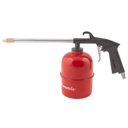 Matrix Набор пневмоинструмента, 5 предметов, быстросъемное соединение, краскораспылитель с верхним бачком 57304