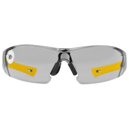 Denzel Очки защитные открытые, поликарбонатные, дымчатая линза, 2х комп.дужки Denzel