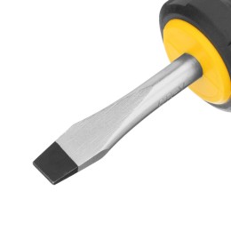 Denzel Отвертка SL6x38 мм, CrV, трехкомпонентная рукоятка 12201