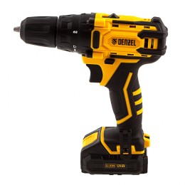 Denzel Дрель-шуруповерт аккумуляторная CDL-12-01CB, Li-Ion, 12 В, 1 акк.// 26104