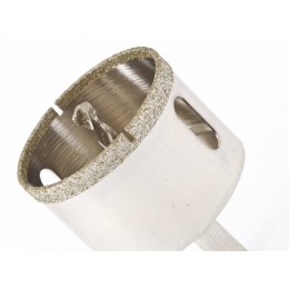 Matrix Сверло алмазное по керамограниту, 55 х 67 мм, трехгранный хвостовик 726553