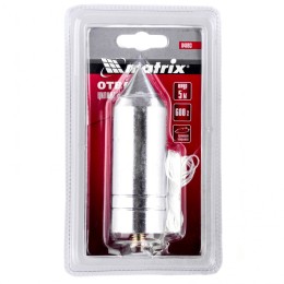 Matrix Отвес цилиндрический, 600 г, шнур 5 м 84893