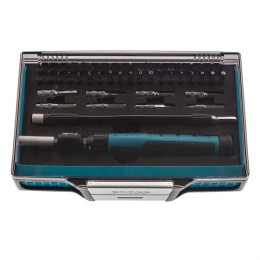 Gross Отвертка с набором бит и торцевых головок для точных работ, гибкий привод, 48 шт, CrMo 11599