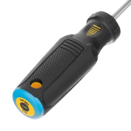 Denzel Отвертка SL5x100 мм, CrV, трехкомпонентная рукоятка 12196