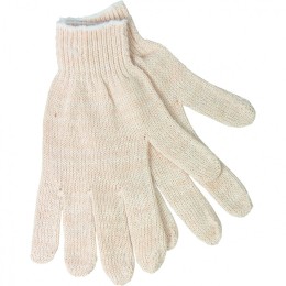 Сибртех Перчатки х/б, 3 пары в упаковке, 10 класс Россия 67711