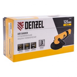 Denzel Пневматическая углошлифовальная машина AG125, 11000 об/мин, 125 мм, 186 л/мин 57477