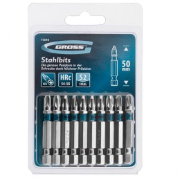 Gross Бита РZ3 х 50, сталь S2, 10 шт. 11346