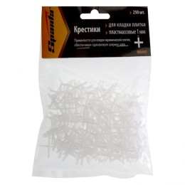 Sparta Крестики, 1 мм, для кладки плитки, 250 шт 880645