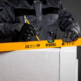 Denzel Уровень алюминиевый, 1200 мм, фрезерованный, 3 глазка 33684