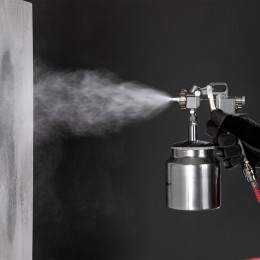 Matrix Краскораспылитель пневматический с нижним бачком V 0.75 л, сопло D 1.2, 1.5 и 1.8 мм 57317