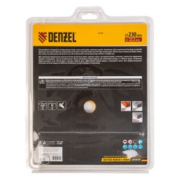 Denzel Диск алмазный, отрезной сегментный, 230 х 22.2 мм, сухая резка 73104
