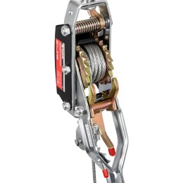 Matrix Лебедка рычажная, тяга 4 т, подъем 1.6 т, двойное храповое колесо 52225