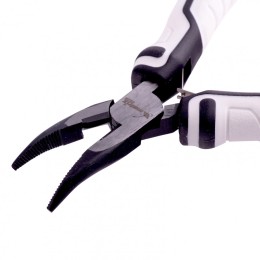 Matrix Длинногубцы Mini, 125 мм, изогнутые, авторазжим, Pro 17831