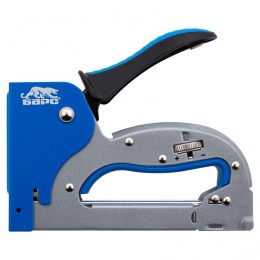 Барс Степлер металлический, регулировка удара, двухкомпонентная рукоятка, тип скобы: 53, 4-14 мм 40003