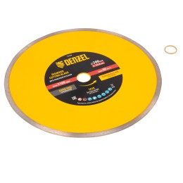 Denzel Диск алмазный сплошной, супертонкий, 300 х 25,4 мм, горячее прессование, мокрое резание// 73164