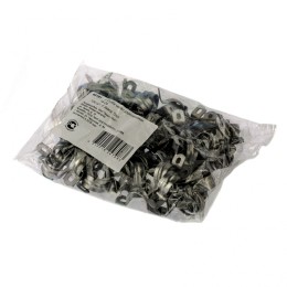 Сибртех Скоба металлическая двухлапковая, 19 мм, 100 шт 48191