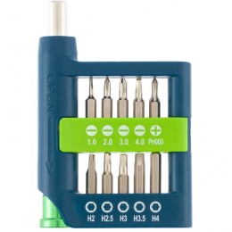 Сибртех Отвертка для точных работ с набором бит, 21 шт, CrV 13334