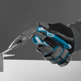 Gross Плоскогубцы комбинированные с изогнутой головой, трехкомпонентные рукоятки, 200 мм 16985