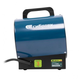 Сибртех Тепловая пушка ТВ-3М (тепловентилятор), 230 В, 3 режима: вентилятор/1500 Вт /3000 Вт 96437