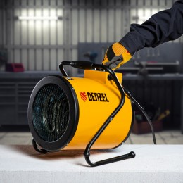 Denzel Тепловая пушка SFH-5000, 230 В, 400 м3/ч, вентилятор 3 режима, 3000/4500 Вт 96438