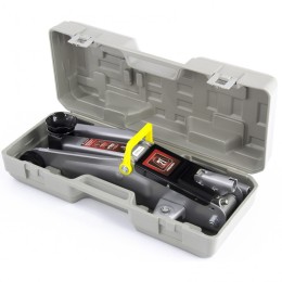 Matrix Домкрат гидравлический подкатной, 2 т, высота подъема 135-385 мм, в пластиковый кейсе 51028