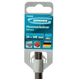 Gross Бур по бетону Pro, 20 х 300 мм, SDS Plus 70688