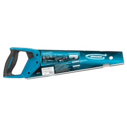 Gross Ножовка по дереву Piranha , 400 мм, 11-12 TPI, зуб-3D, каленый зуб, тефлоновое покрытие полотна, двухкомпонентная рукоятка 24111