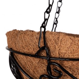 Palisad Подвесное кашпо с орнаментом, 25 см, с кокосовой корзиной 69003