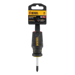 Denzel Отвертка PH2х38 мм, CrV, трехкомпонентная рукоятка 12186