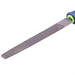 Сибртех Напильник, 150 мм, плоский, двухкомпонентная рукоятка, №2 16224