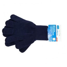 Сибртех Перчатки трикотажные, акрил, синий, двойная манжета Россия 68675