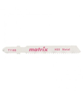 Matrix Полотна для электролобзика по металлу, 3 шт, T118B, 50 x 2 мм, HSS 78229